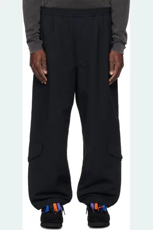 Daiwa Pier39 Pantalon cargo de style aviateur noir en sergé technique
