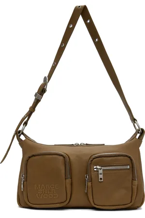 MARGE SHERWOOD Sac brun à poches