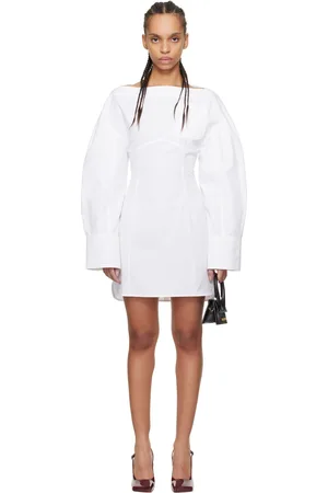 Jacquemus Robe chemise courte Casaco blanche - La casa