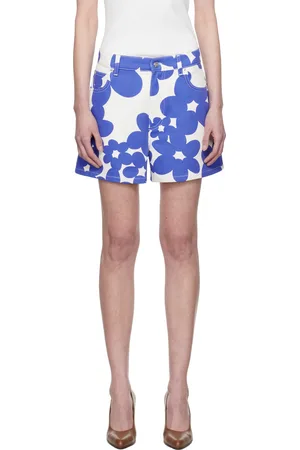 Marni Short bleu et blanc à imprimé Dillies