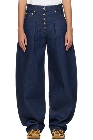 Jacquemus Jean Ovalo de-Nîmes indigo