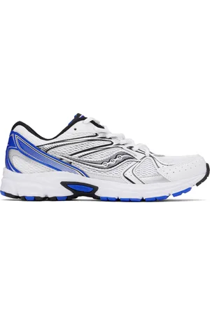 Saucony Baskets Ride Millennium blanc et bleu