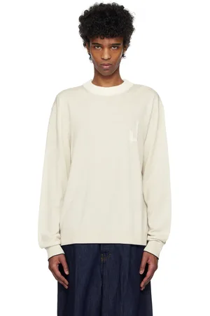 Jacquemus Pull blanc cassé en tricot