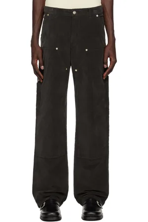 WALES BONNER Pantalon Kingston brun