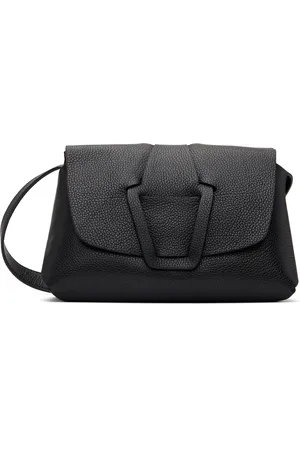 Hereu Sac Mabra noir en cuir grainé