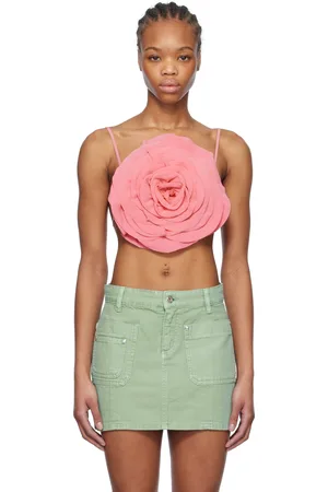 BLUMARINE Haut rose à appliqué en forme de rose
