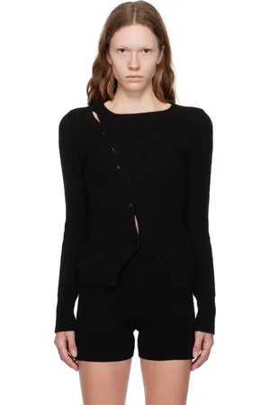Jacquemus Cardigan Pau noir en tricot - Le chouchou