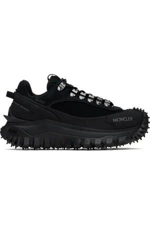 Moncler Baskets Trailgrip Apex noires en cuir et en suède