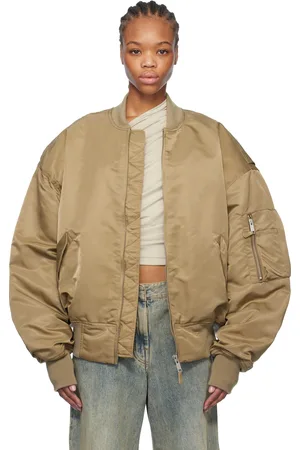 Entire Studios Blouson aviateur kaki à emmanchures basses rembourrées