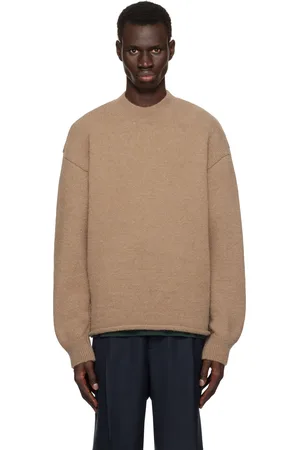 Jacquemus Pull brun à logo