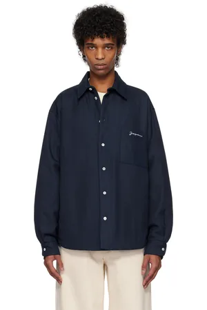 Jacquemus Chemise Boulanger bleu marine