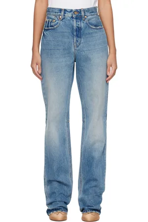 Jacquemus Jean droit de-Nîmes bleu