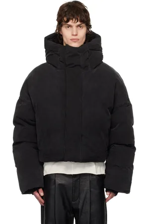 Entire Studios Blouson matelassé MML noir rembourré en duvet à capuche