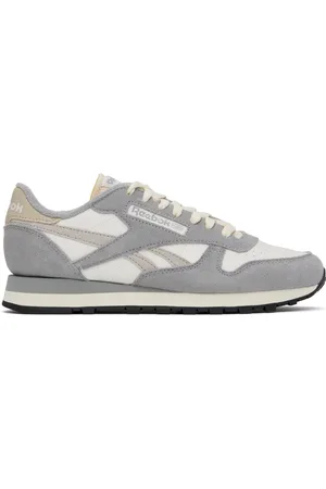 Reebok Baskets gris et blanc cassé - Classic Leather