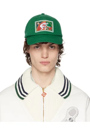 Casablanca Casquette verte à écusson Fibonacci