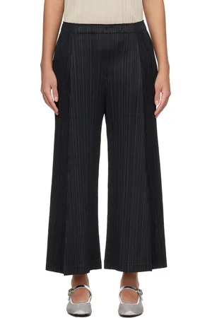 PLEATS PLEASE ISSEY MIYAKE Pantalon Thicker Bottoms 1 noir