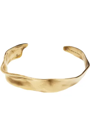 DRIES VAN NOTEN Bracelet texturé doré