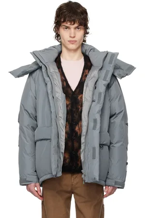 Daiwa Pier39 Blouson Expedition gris en GORE-TEX rembourré en duvet à technologie WINDSTOPPER®