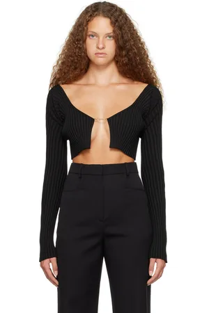 Jacquemus Cardigan Pralù noir en tricot - Le chouchou