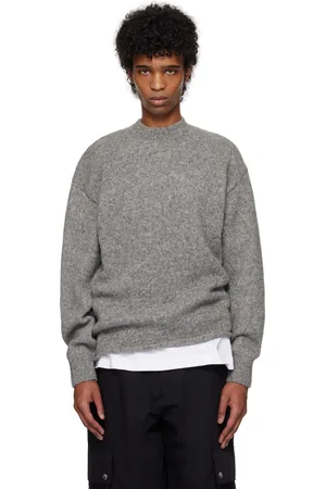 Jacquemus Pull gris à logo - Les classiques