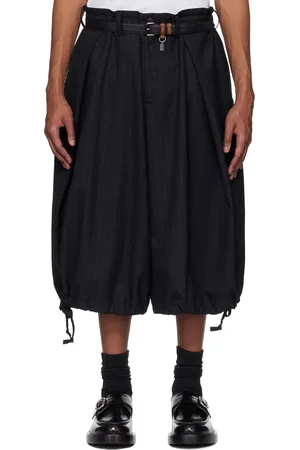 KHOKI Short ample bleu marine