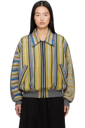 J.KIM Blouson aviateur multicolore en bekasam édition Anton Belinskiy