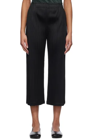PLEATS PLEASE ISSEY MIYAKE Pantalon Light Wave noir