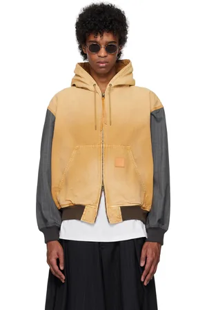 KHOKI Blouson de travail et gris à effet délavé