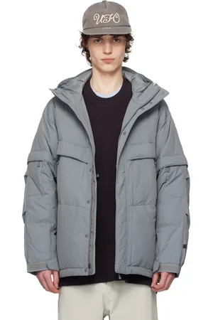 Daiwa Pier39 Blouson Ex-Weather gris en taffetas technique rembourré en duvet