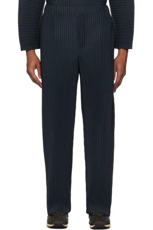 Issey Miyake Pantalon Monthly Color January bleu marine