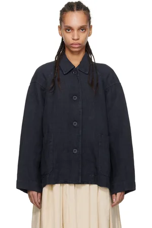 CASEY CASEY Blouson de travail Drays bleu marine