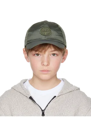 Stone Island Enfant | Casquette kaki en nylon recyclé