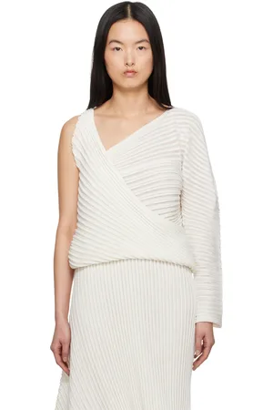 Issey Miyake Chemisier blanc cassé - Stream