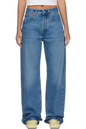 Jacquemus Jean droit de-Nîmes bleu