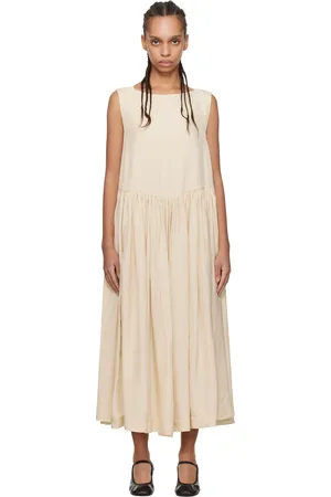 CASEY CASEY Robe midi Pomme beige