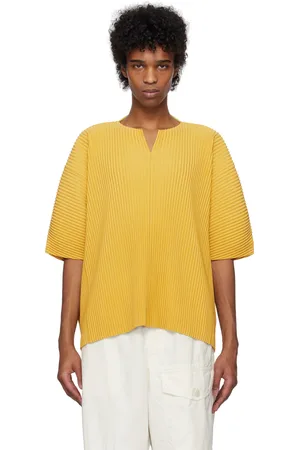 Issey Miyake T-shirt Kite jaune