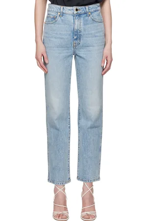 Khaite Jean extensible Abigail bleu marine
