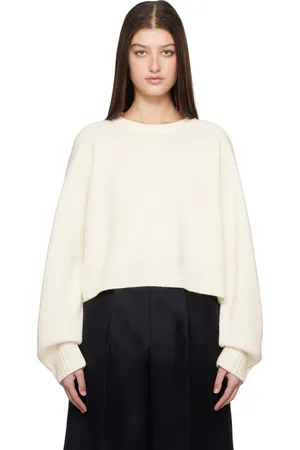 Loulou de Saison Pull Bruzzi blanc cassé