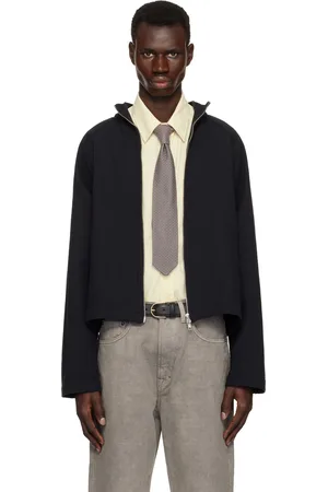 mfpen Pull tissé Leisure noir à glissière