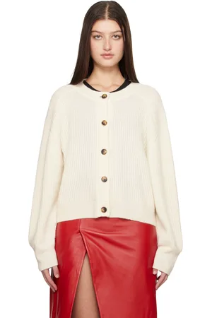 Loulou de Saison Cardigan Bastia blanc cassé