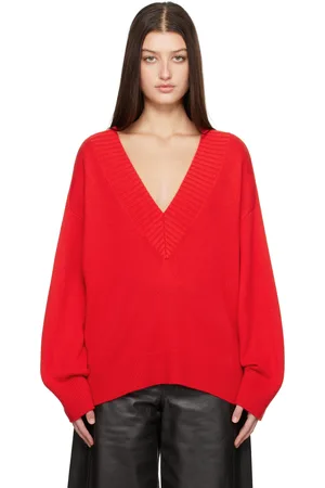 Loulou de Saison Pull Sage rouge