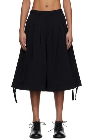 CASEY CASEY Short noir à plis