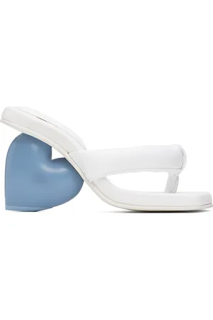Yume Yume Sandales blanches à talon en forme de cœur