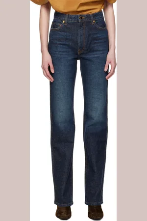 Khaite Jean extensible Danielle bleu marine
