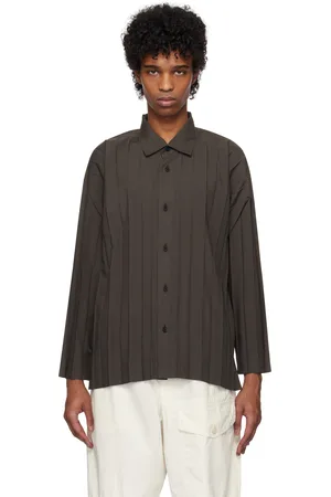 Issey Miyake Chemise Edge grise