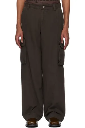 HAN Kjøbenhavn Pantalon cargo brun en coton
