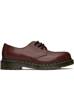 Dr. Martens Derbys 1461 bourgogne en cuir poli