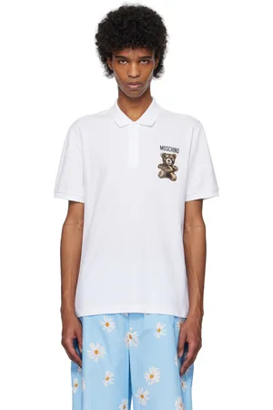 Moschino Polo blanc à image d