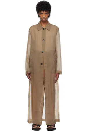 DRIES VAN NOTEN Mackintosh décontracté brun