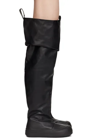 Yume Yume Bottes cuissardes style pêcheur noires